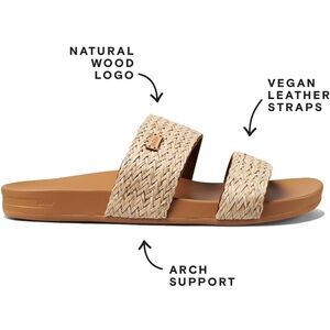 Reef Womens Cushion Vista Braid Sandals